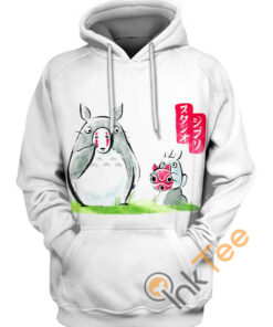 Totoro Ghibli Masks Hoodie 3D