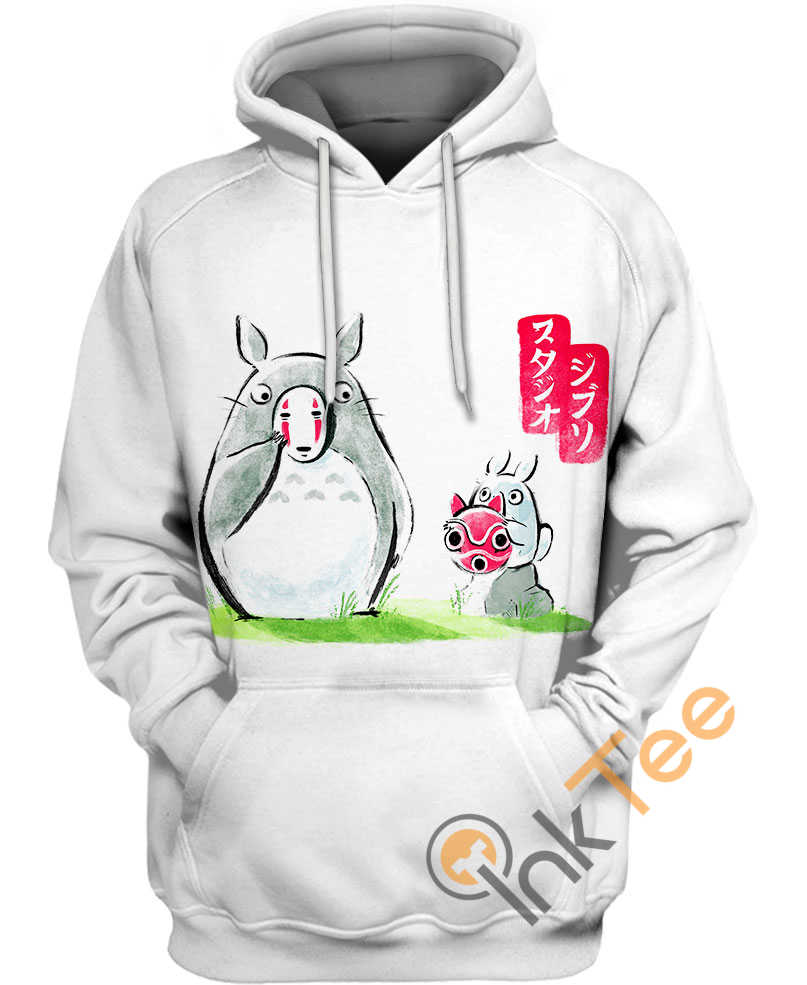 Totoro Ghibli Masks Hoodie 3D