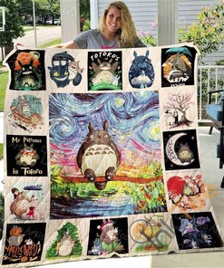 Totoro Quilt Blanket Bedding Set