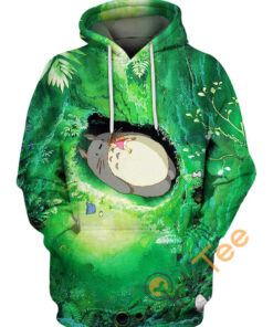 Totoro Sleeping Hoodie 3D