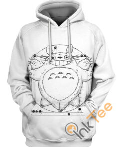 Totoro Vitruvian Hoodie 3D