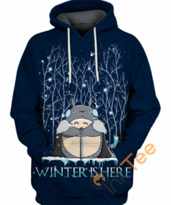 Totoro Winter Hoodie 3D
