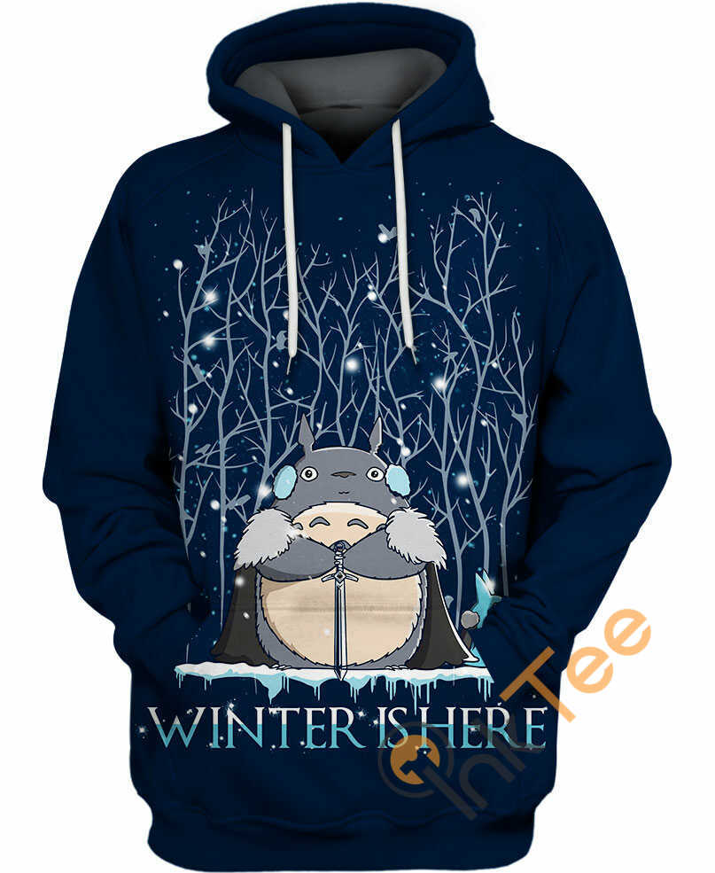 Totoro Winter Hoodie 3D
