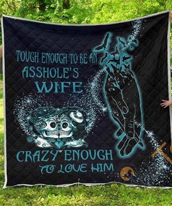 Tough Enough To Be Wife Premium Quilt Blanket Bedding Set