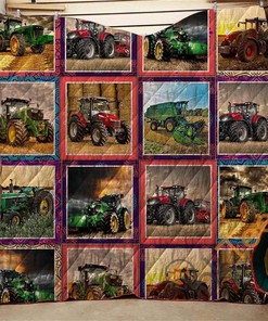 Tractor Best Friends Of Farmer Quilt Blanket And Bedding Set Option