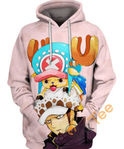 Trafalgar Law And Chopper Hoodie 3D