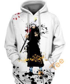 Trafalgar Law Watercolor Hoodie 3D
