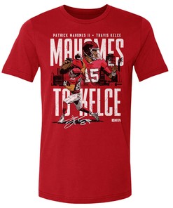 Travis Kelce And Friend Kansas City Chiefs Cotton T Shirt Football Team Champs