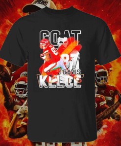 Travis Kelce Goat-87 Kansas City Chiefs nfl Unisex Tshirt