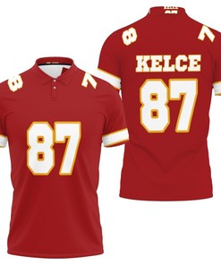 Travis Kelce Kannas City Jersey Inspired Style 3D All Over Print Polo Shirt