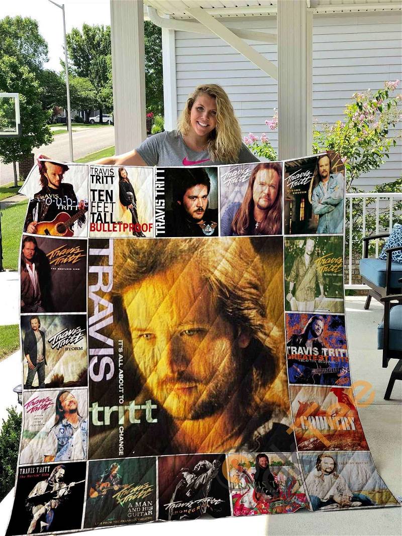 Travis Tritt Quilt Blanket And Bedding Set Option