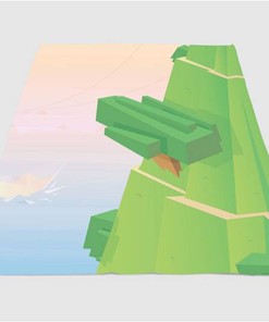 Tree Aesthetic Minecraft Sherpa Fleece Blanket Gifts for Family, for Couple