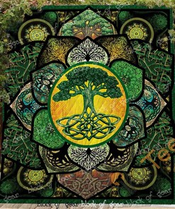 Tree Of Life Quilt Blanket Bedding Set