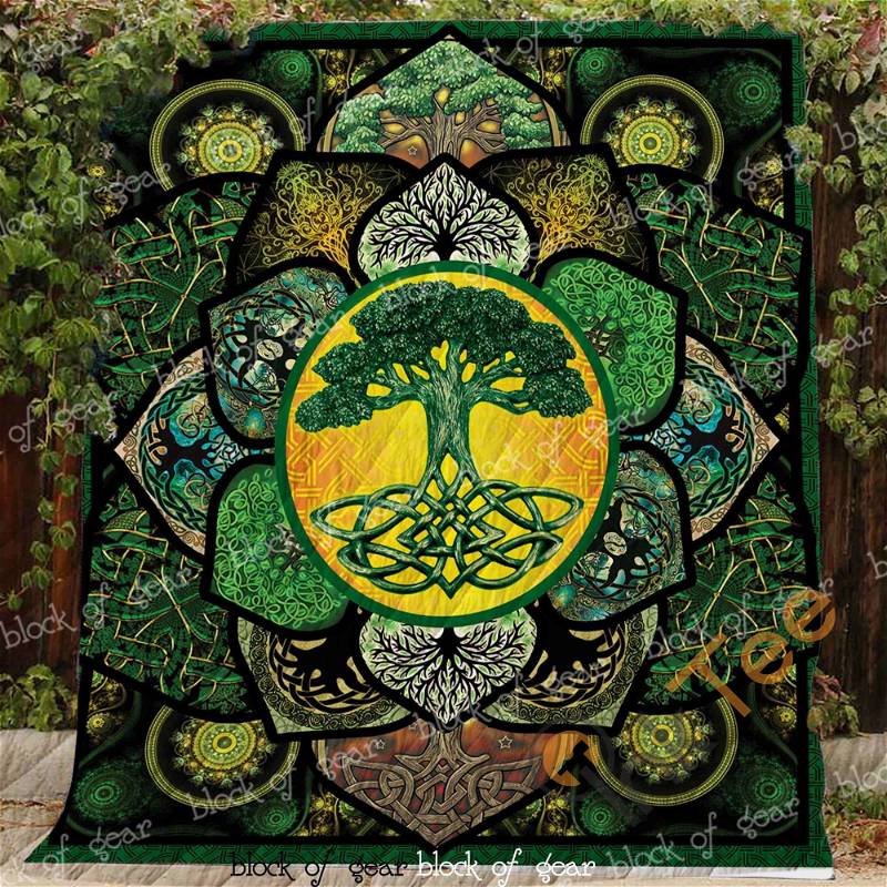 Tree Of Life Quilt Blanket Bedding Set