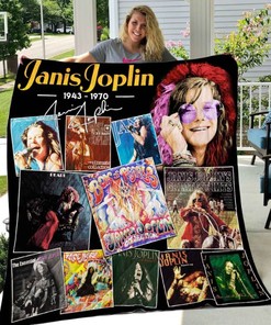 Tribute Janis Joplin Collection New Quilt Blanket Bedding Set