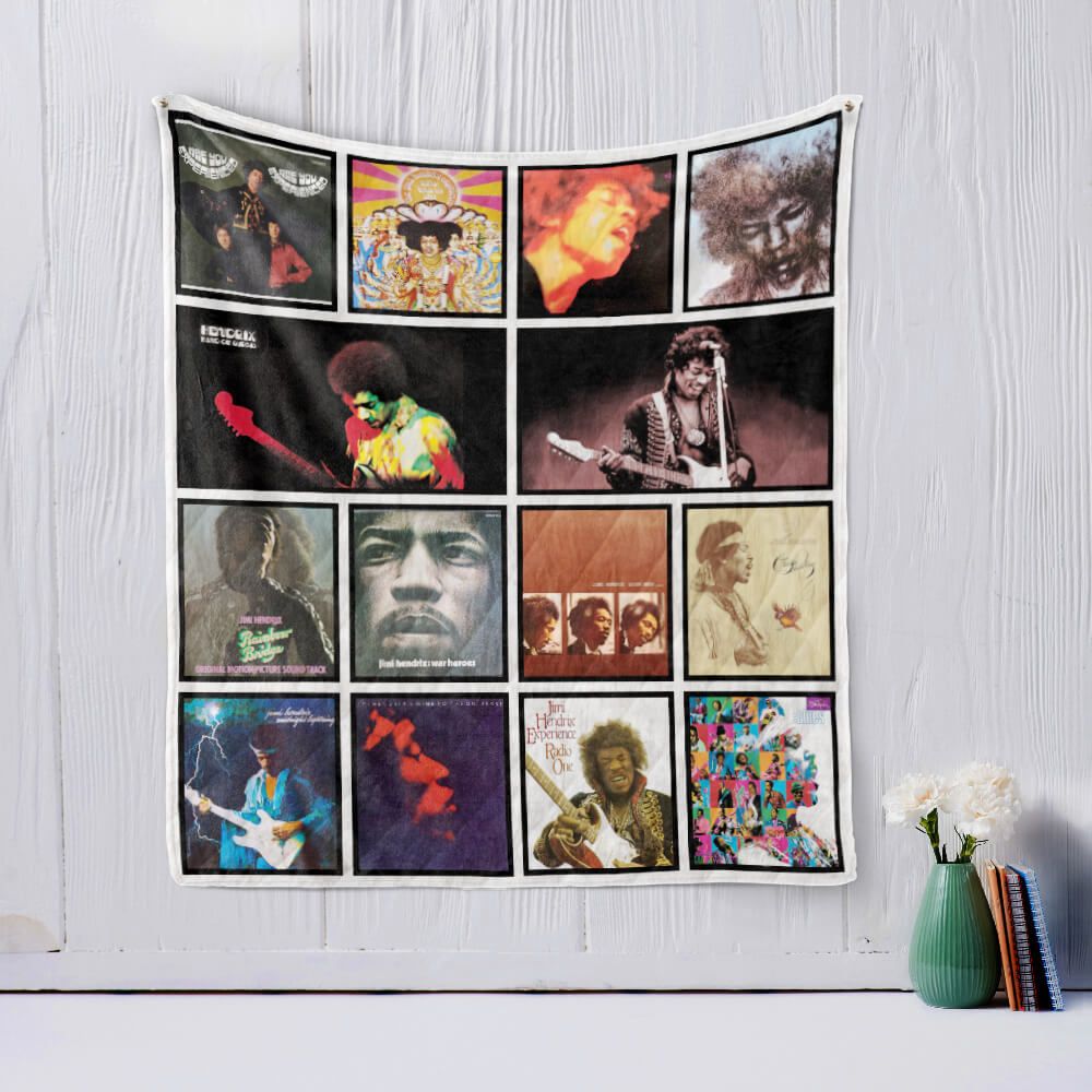 Tribute Jimi Hendrix Quilt Blanket Bedding Set