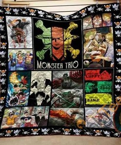 Trio One Piece Quilt Blanket Bedding Set