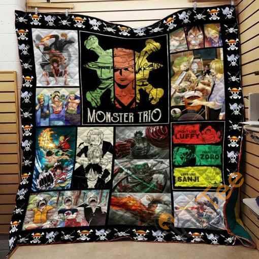 Trio One Piece Quilt Blanket Bedding Set