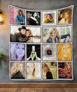 Trisha Yearwood Album Covers Quilt Blanket Bedding Set