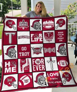 Troy Trojans V1 Quilt Blanket Bedding Set