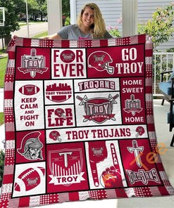 Troy Trojans V2 Quilt Blanket Bedding Set