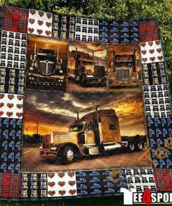 Truck Driver 3D Quilt Blanket Bedding Set
