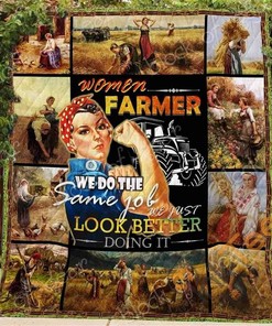 True Woman Farmer Quilt Blanket Bedding Set
