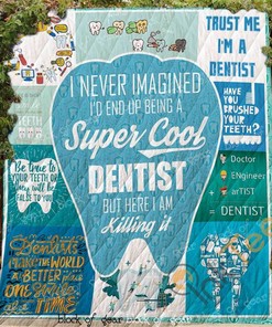 Trust Me I’M A Dentist Quilt Blanket Bedding Set