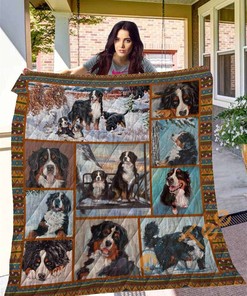 Ttl Dog Bernese Mountain Dogs Quilt Blanket Bedding Set