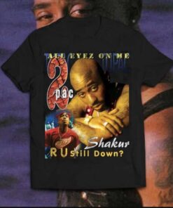 Tupac All Eyez On Me Black Bootleg T-Shirt
