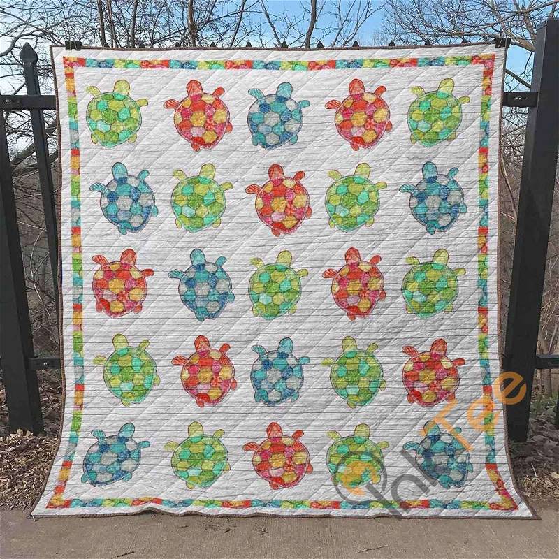 Turtle 0 Quilt Blanket Bedding Set