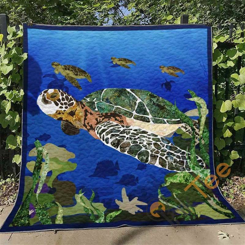 Turtle 1 Quilt Blanket Bedding Set