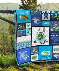 Turtle 10 Quilt Blanket Bedding Set