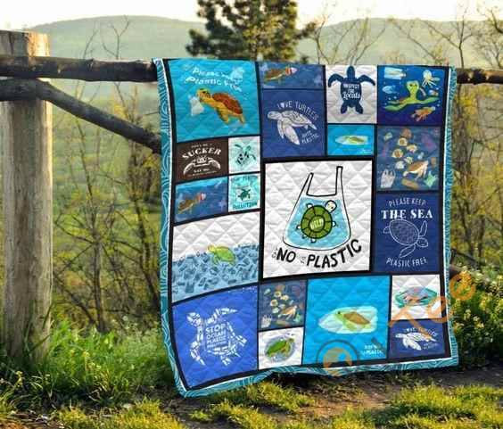 Turtle 10 Quilt Blanket Bedding Set