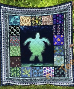 Turtle 2 Quilt Blanket Bedding Set