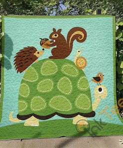 Turtle 5 Quilt Blanket Bedding Set