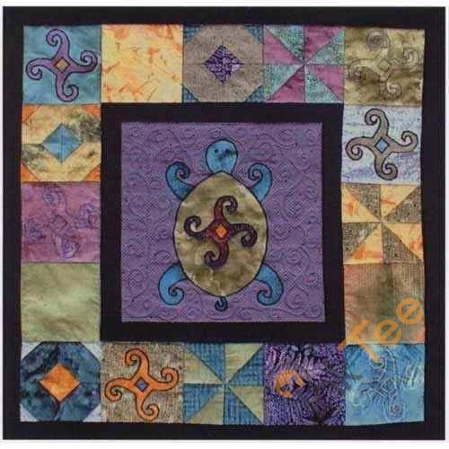 Turtle 5 Quilt Blanket Bedding Set With Pilliwcases Option