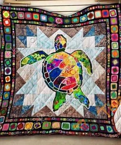 Turtle Cl280682 Quilt Blanket Bedding Set