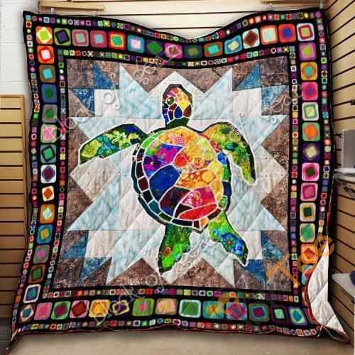 Turtle Cl280682 Quilt Blanket Bedding Set