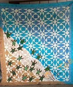 Turtle Cla200699 Quilt Blanket Bedding Set