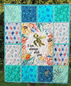 Turtle I Am Always With You Quilt Blanket Bedding Set