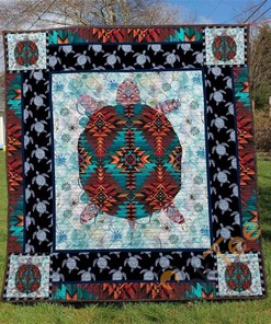 Turtle Li190704A Tbg Quilt Blanket Bedding Set
