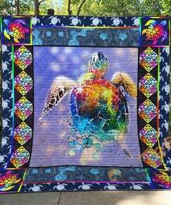 Turtle Quilt Blanket And Bedding Set