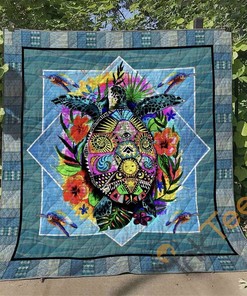 Turtle Quilt Blanket Bedding Set