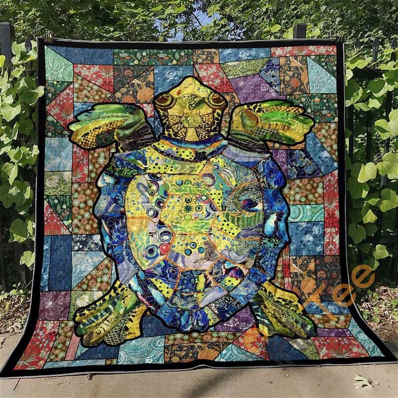 Turtle V5 Quilt Blanket Bedding Set