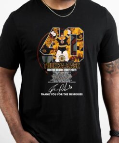 Tuukka Rask Boston Bruins 2007 2022 Thank You For The Memories T-Shirt