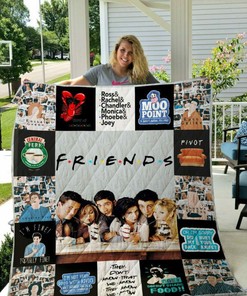 Tv Show Friends Ross Rachel Chandler Monica Phoebe Joey Quilt Blanket