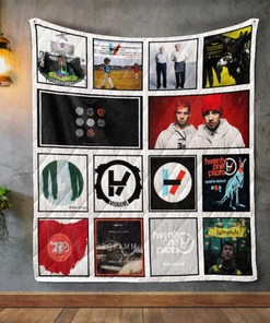 Twenty One Pilots Album Covers Quilt Blanket Bedding Set