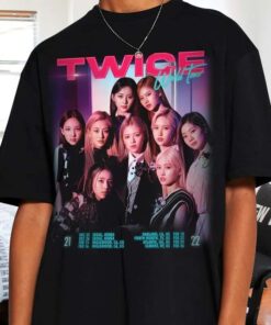 Twice World Tour Iii 2022 Vintage Neon T-Shirt