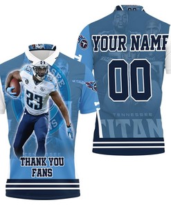 Tye Smith 23 Super Bowl 2021 Tennessee Titans Afc South Division Champions Personalized 3D All Over Print Polo Shirt